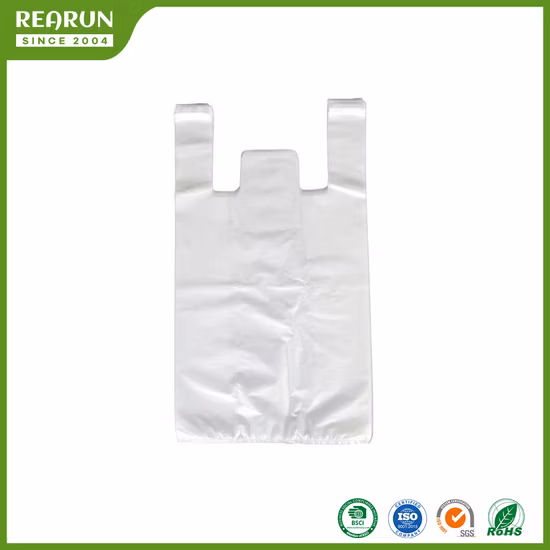 Bolsas de regalo de plástico impresas/bolsas de compras/bolsas de comestibles con mango reforzado