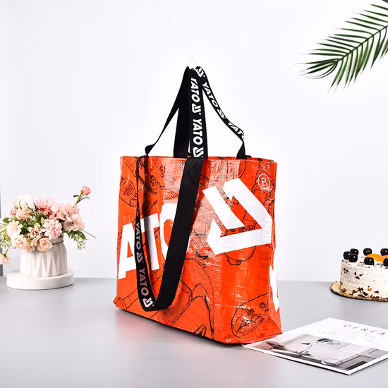 Bolso de compras no tejido modificado para requisitos particulares respetuoso del medio ambiente colorido de Spunbond Febric