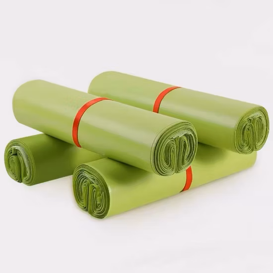 Logotipo personalizado, bolsa de envío de correo de plástico Biodegradable respetuoso con el medio ambiente negro para ropa, bolsas de correo para sobres