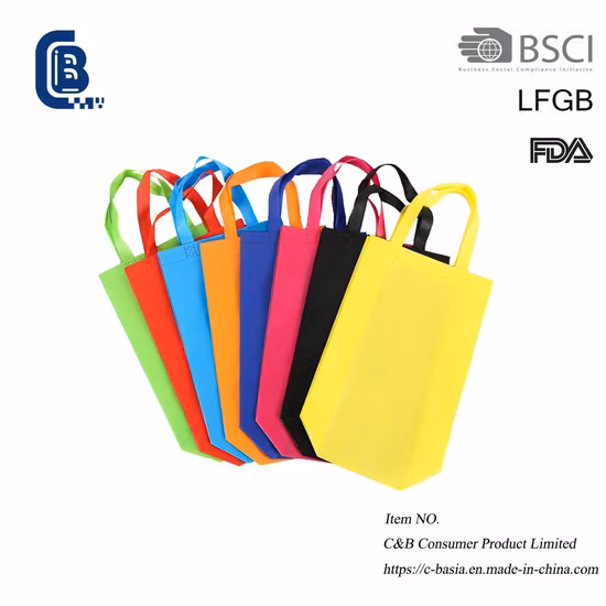 5% de descuento en nuevos productos, venta al por mayor, bolso no tejido cosido a mano con logotipo, bolso no tejido para productos promocionales, bolso de mano, bolsos