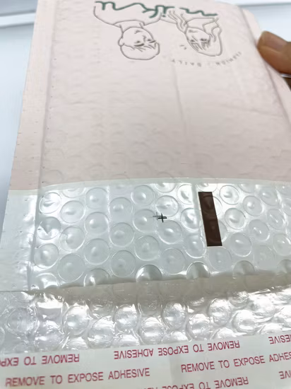 Diseño de contenido de marca personalizado Impresión Poly Air Bubble Envelope Bubble Padded Packaging Cushion Pouches Couier Mailing Bag para envío postal Packaging Mailer