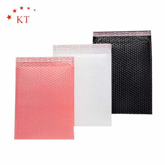Bolsa de burbujas impermeable personalizada, sobres acolchados de burbujas, bolsa de embalaje autoadhesiva de plástico impermeable, burbuja de correo de polietileno
